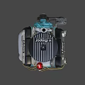 Mopal performance 340 V8 LA engine 3d model