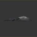 Volcanic Geographical Vein Terrain Mountain Shape Ridge Beam Valley Mountain Range Gorge Geomorphology Mountain Peak Mountain 3d model