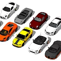 Diverse Colorful Car Models Collection With Various Styles And Designs