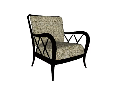 Post-modern armchair leisure chair 3d model Post-modern armchair leisure chair 3d model