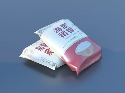 High Quality Fragrant Rice Packages With Natural Aroma Fresh Taste And Pure Grains 3d model