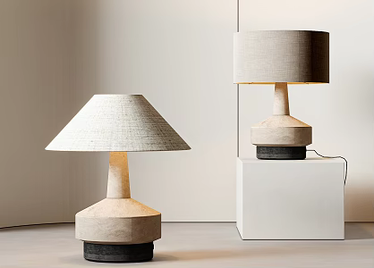 Modern table lamp 3d model