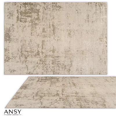 Square Rug With Neutral Tones And Textured Pattern For Modern Living Room Decor 3d model