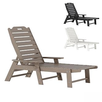 Outdoor lounge chair 3d model