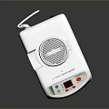 White Industrial Equipment With Control Panel Digital Display And Operation Buttons