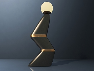 Modern table lamp lighting wall lamp 3d model