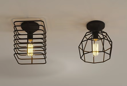 Ceiling lamp atmosphere lamp living room lamp 3d model