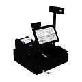 Commercial Point of Sale System With Touch Screen Display Keyboard And Receipt Printer