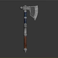 Tomahawk Axe Wooden Axe Handle Axe Mountain Axe Chopping Wood Axe Chopping Wood Axe Magic Axe 3d model