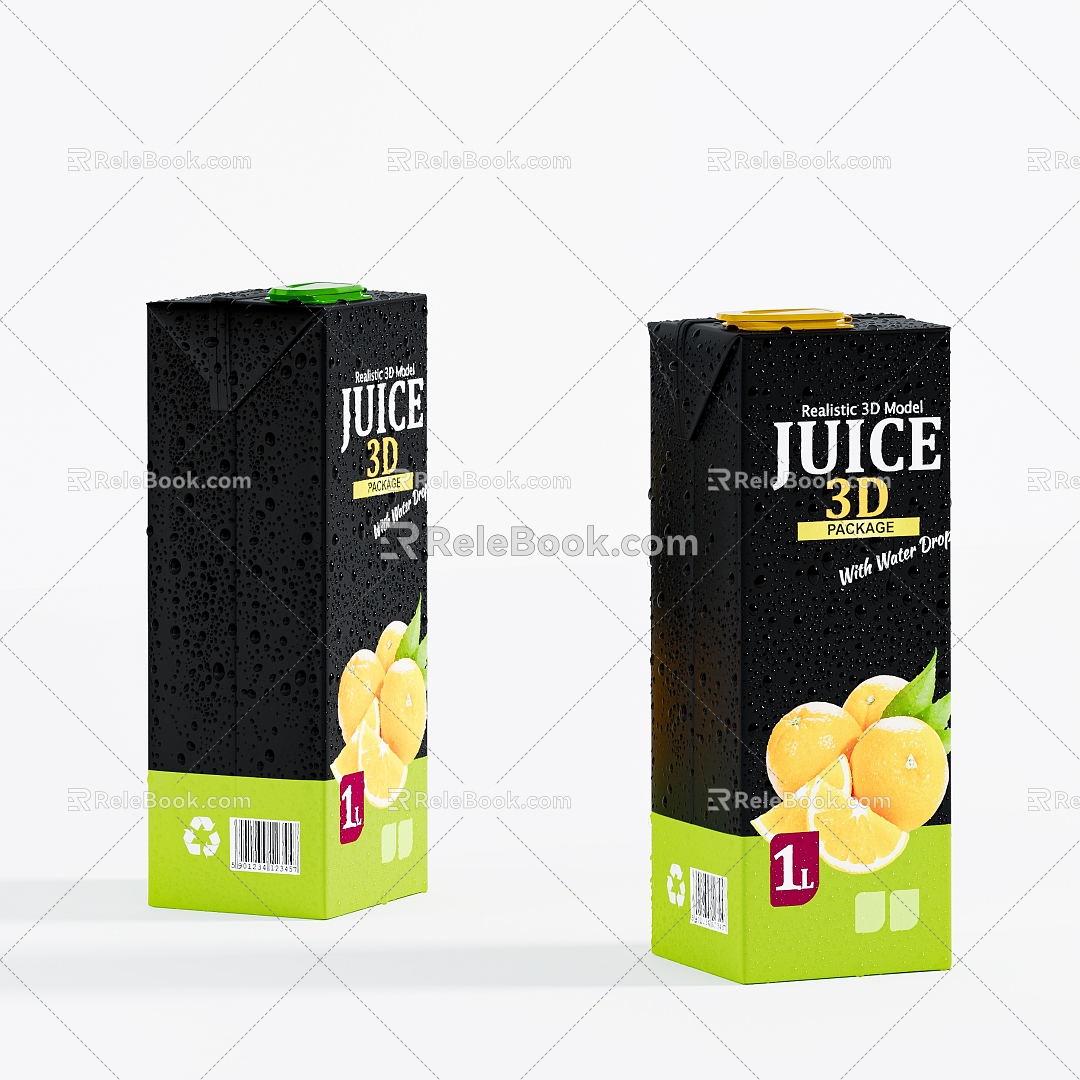 Modern Beverage Juice Drink model