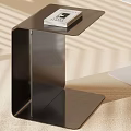 Modern metal acrylic corner several side several 3d model