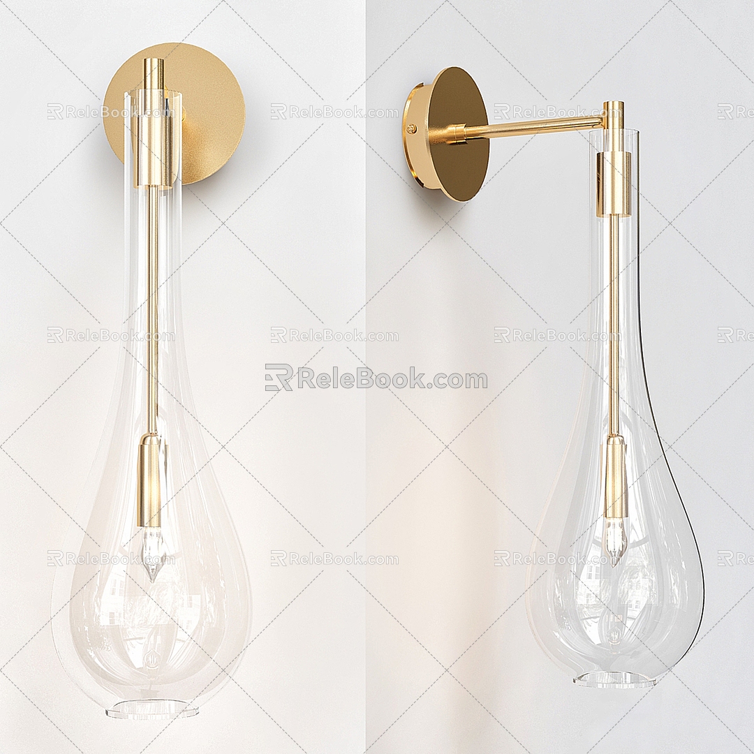 Decal Bagno Wall Light 3d model