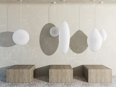 Modern chandelier 3d model