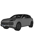 Silver Modern SUV With Sleek Exterior Design And Black Alloy Wheels