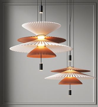 Modern chandelier 3d model