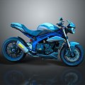 Motorcycle Two-wheeled Motorcycle Cross-country Motorcycle Road Race Motorcycle Motor Vehicle Transport 3d model