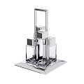 Kitchen supplies seasonings bottle rack combination 3d model