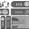 Hardware Tools Featuring Different Types Of Locks Including Combination Electronic And Lever Designs