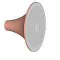 Modern Rose Gold Horn Shaped Wall Sconces With Illuminated Design For Home Decor