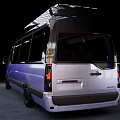 Modern White Van With Tinted Windows And Roof Design For Business Use