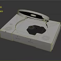Modern game console home game console Nintendo game console vintage game console 3d model