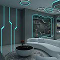 Modern store computer store 3d model