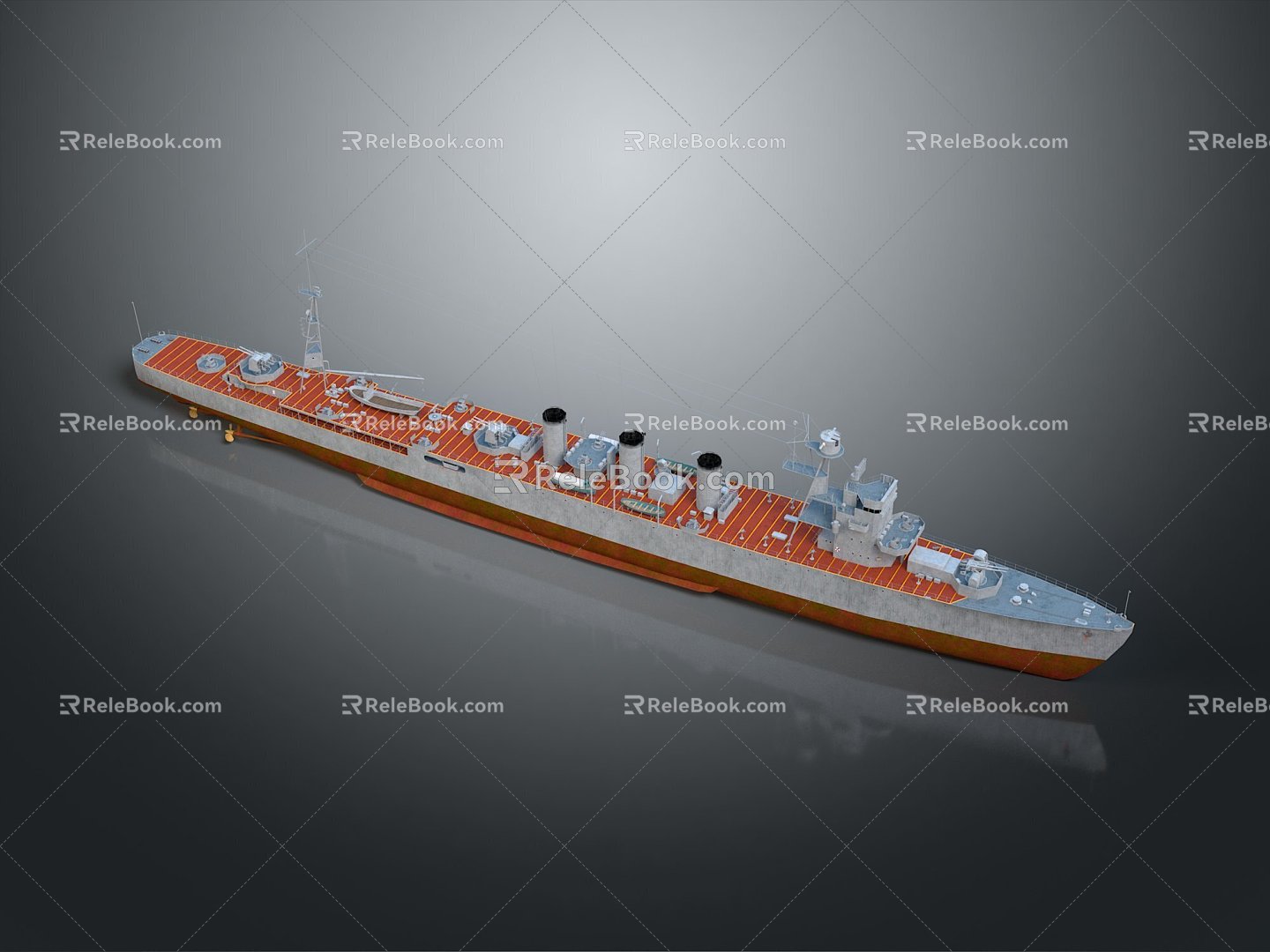 Ship Ship Warship Warship 3d model