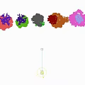 Different Types Of Colorful Trees For Garden Landscape And Decoration