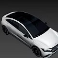 White Mercedes Benz Luxury Sedan With Sleek Exterior And Black Alloy Wheels