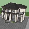 New Chinese Villa 3d model