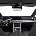 Light Blue Modern SUV With Sleek Design Black Grille And Alloy Wheels