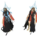 Modern Game Role Game Characters 3d model