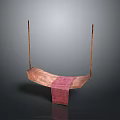 Modern Wooden Hanging Chair Home Furniture With Soft Fabric Seat And Minimalist Design