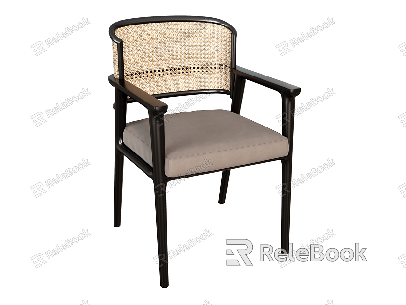 Dining Chair Leisure Chair Armchair Backrest Chair Rattan Chair model