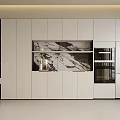 Modern Sideboard Refrigerator Cabinet Wine Cabinet Sideboard Cabinet 3d model