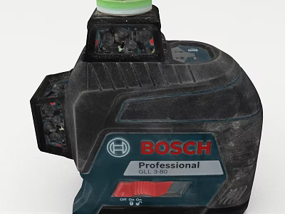 BOSCH Professional Laser Level Tool With Durable Design For Accurate Construction Measurement 3d model
