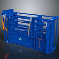 Blue Metal CattleMaster Cattle Handling Equipment Wells Camp Structure Design