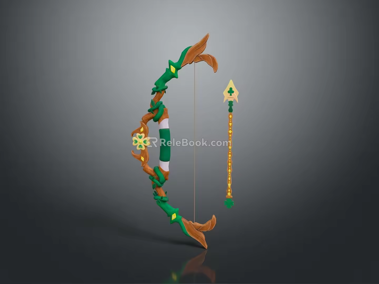 Crossbow Mechanical Crossbow Shift Bow and Arrow Shoot Far Equipment Weapons High-tech Crossbow 3d model