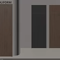 POLIFORM Modern Hinged Doors Featuring Wooden And Black Finishes For Interior Design