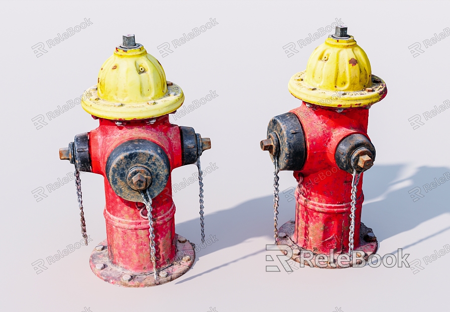 Industrial LOFT fire hydrant old fire hydrant model