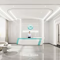 Modern Beauty Hair Salon Reception Area With Bright Spacious Interior Staff Member And Natural Light