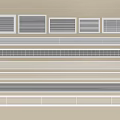 Various Air Conditioner Vents Styles and Grille Designs for Home Interior Use