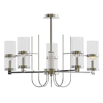 Modern Chandelier Chinese Chandelier Glass Chandelier Living Room Chandelier Dining Room Chandelier Metal Chandelier Tea Room Chandelier 3d model