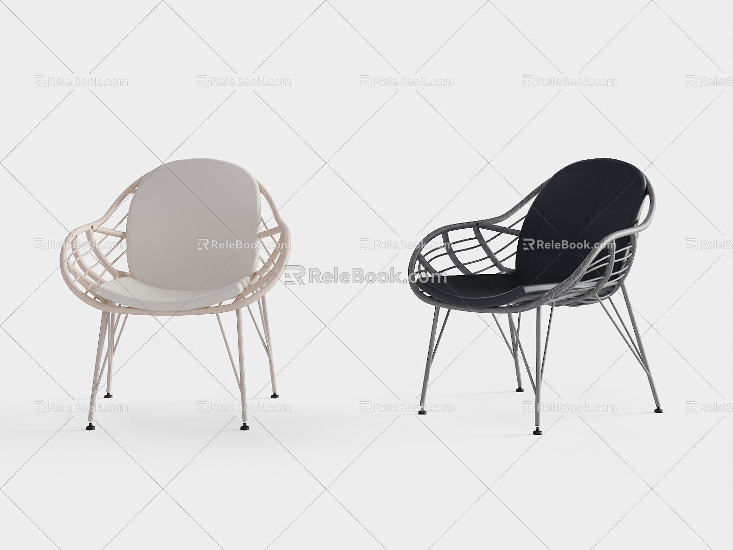 Poltrona outdoor chair 3d model