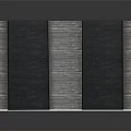Modern Sloped Floor Design With Dark And Light Striped Wooden Texture