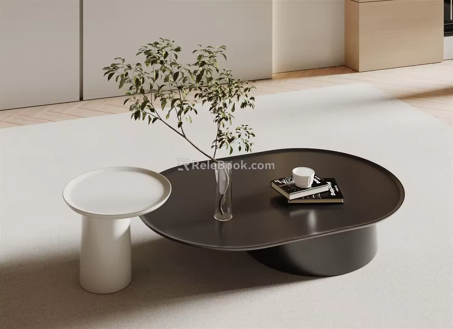 Modern coffee table 3d model