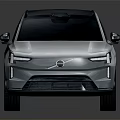Silver SUV Car with Modern Design Black Roof and Alloy Wheels