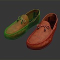 Modern Casual Shoes Jogging Shoes Bean Shoes Loafers 3d model