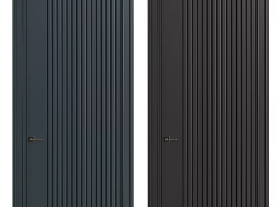 Door swing door entry door wooden door 3d model