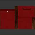 Elegant Ceremonial Chair Setup With Red Seats Wooden Armrests Red Carpet And Backdrop